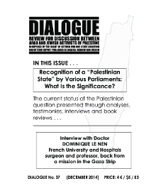 Dialogue front page